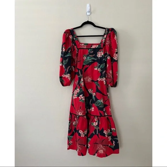 FARM RIO Jamila Floral Midi Dress Small - Picture 3 of 6